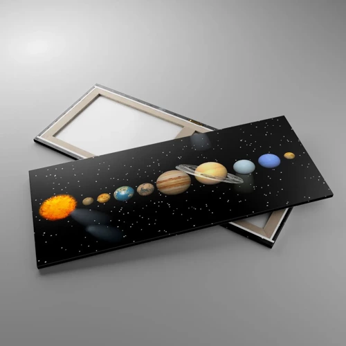 Canvas picture - Planets are Revolving - 120x50 cm