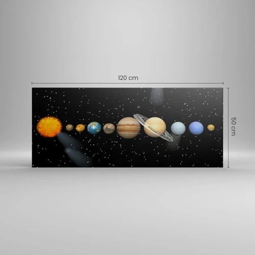 Canvas picture - Planets are Revolving - 120x50 cm