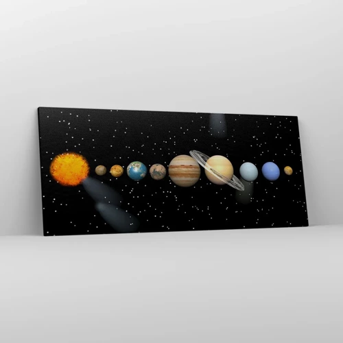 Canvas picture - Planets are Revolving - 120x50 cm