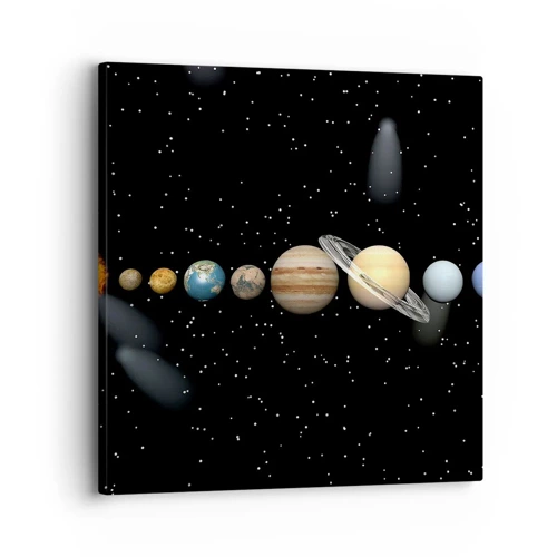 Canvas picture - Planets are Revolving - 30x30 cm