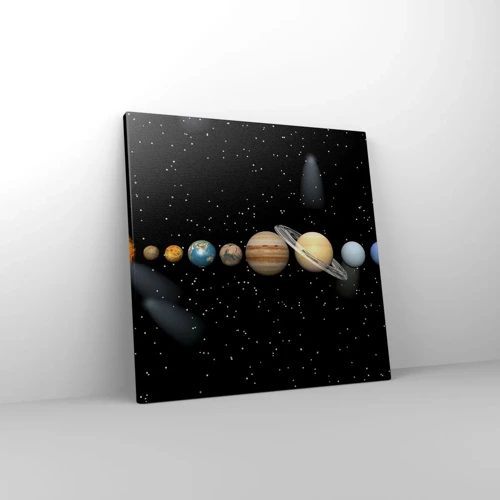 Canvas picture - Planets are Revolving - 40x40 cm