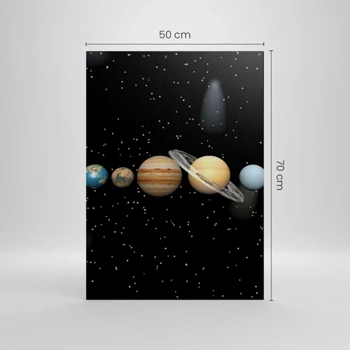 Canvas picture - Planets are Revolving - 50x70 cm