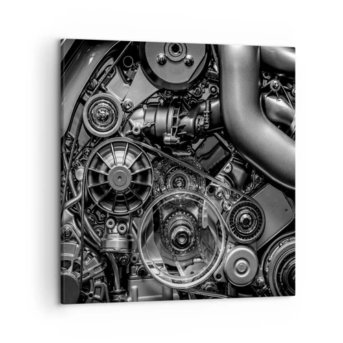 Canvas picture - Poetry of Mechanics - 50x50 cm