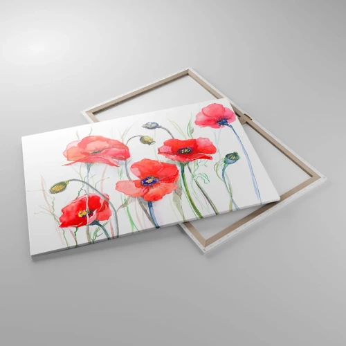 Canvas picture - Polish Flowers - 100x70 cm