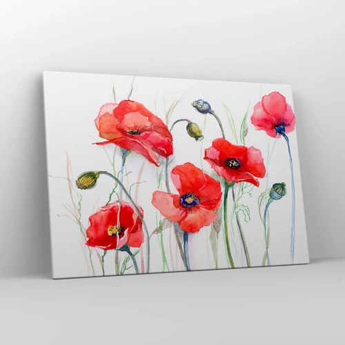 Canvas picture - Polish Flowers - 100x70 cm