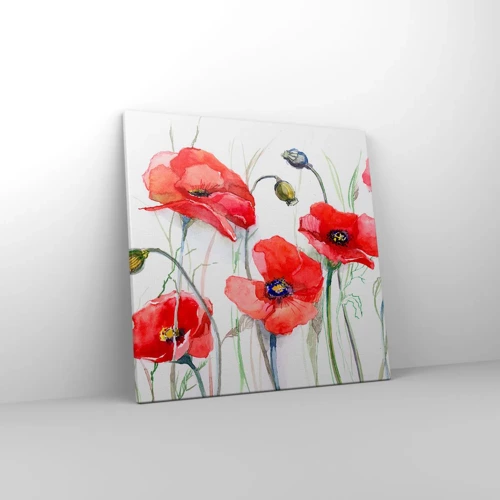 Canvas picture - Polish Flowers - 50x50 cm