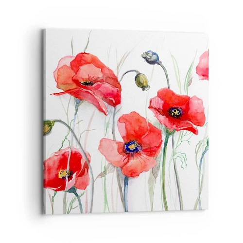 Canvas picture - Polish Flowers - 70x70 cm