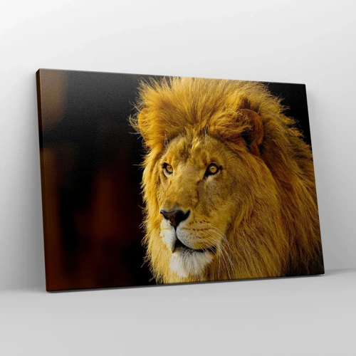 Canvas picture - Portrait of a King - 70x50 cm