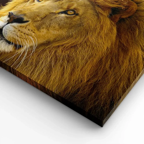 Canvas picture - Portrait of a King - 70x50 cm