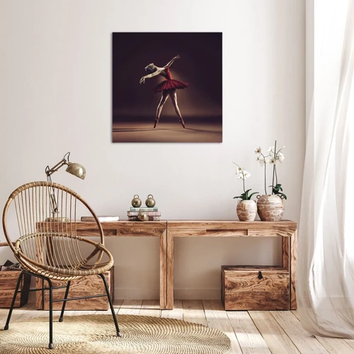 Canvas picture - Prima Ballerina - 30x30 cm