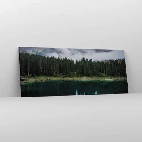 Canvas picture - Quiet Please, Let's Not Wake Up Still Waters - 100x40 cm