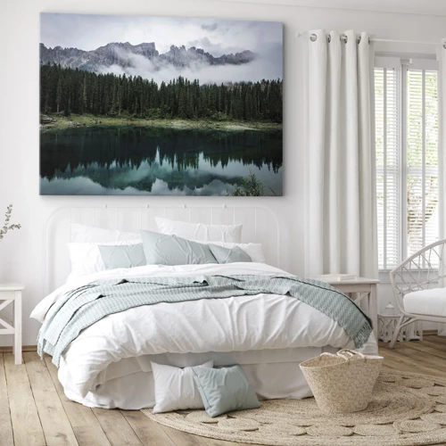 Canvas picture - Quiet Please, Let's Not Wake Up Still Waters - 70x50 cm