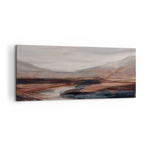 Canvas picture - Quiet Valley - 100x40 cm