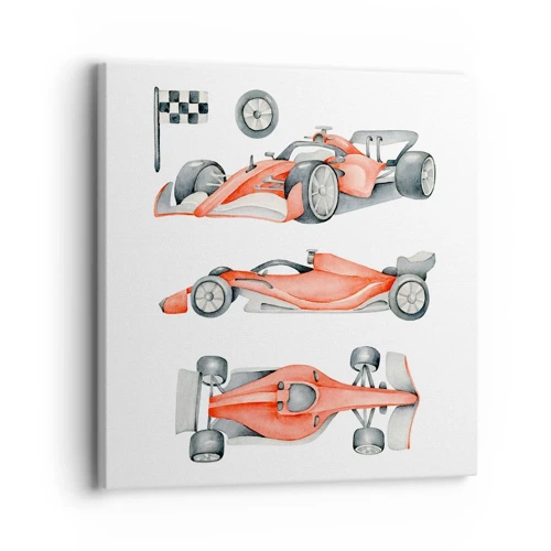 Canvas picture - Race for the Dreams - 30x30 cm