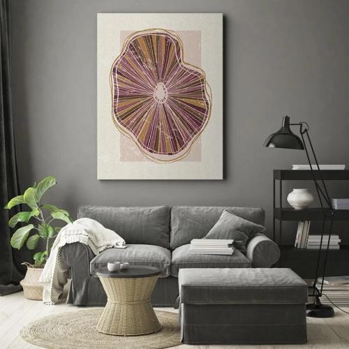 Canvas picture - Radial Abstract - 65x120 cm