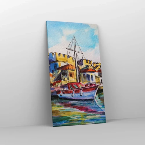 Canvas picture - Rainbow Afternoon - 55x100 cm