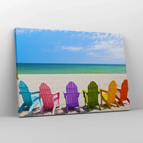 Canvas picture - Rainbow Beach - 70x50 cm