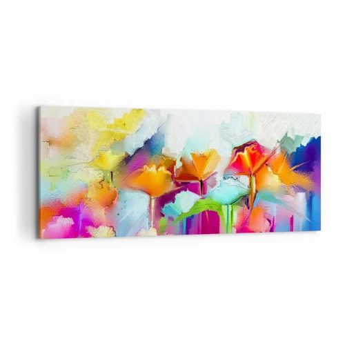 Canvas picture - Rainbow Has Bloomed - 120x50 cm