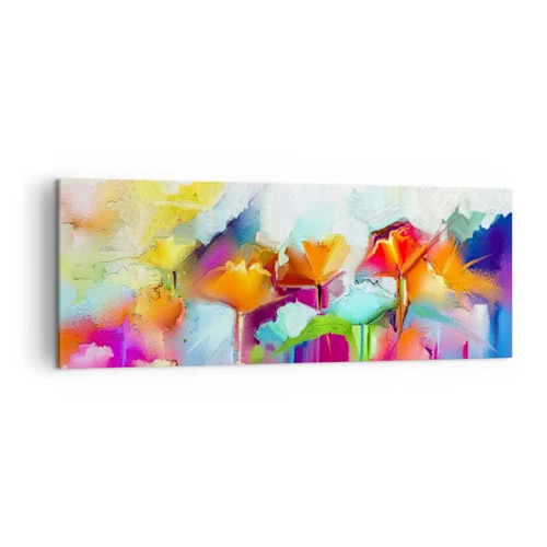 Canvas picture - Rainbow Has Bloomed - 140x50 cm