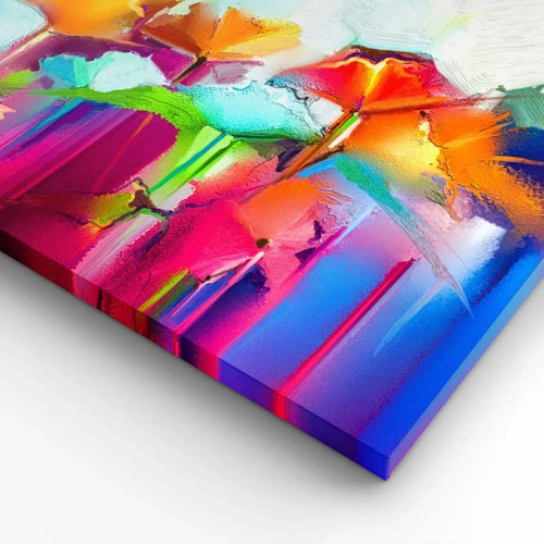 Canvas picture - Rainbow Has Bloomed - 160x50 cm