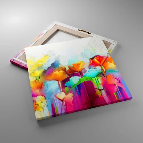 Canvas picture - Rainbow Has Bloomed - 40x40 cm