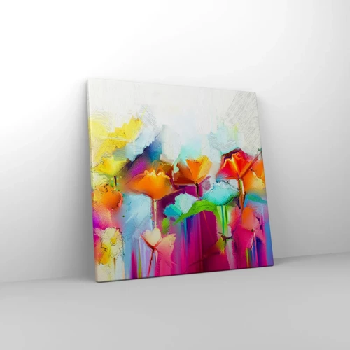 Canvas picture - Rainbow Has Bloomed - 40x40 cm