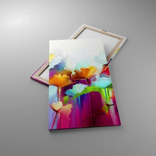 Canvas picture - Rainbow Has Bloomed - 65x120 cm