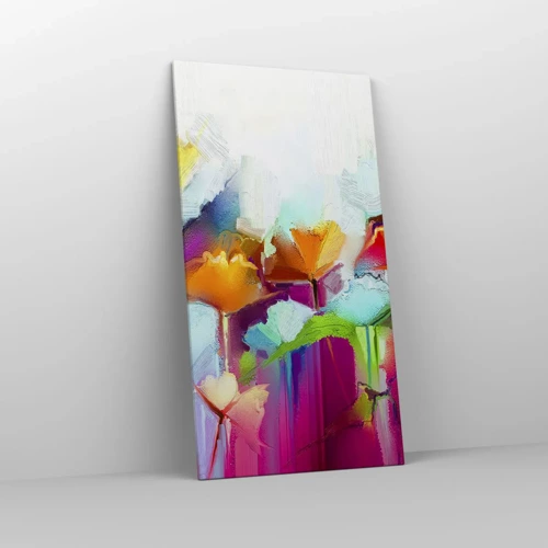 Canvas picture - Rainbow Has Bloomed - 65x120 cm