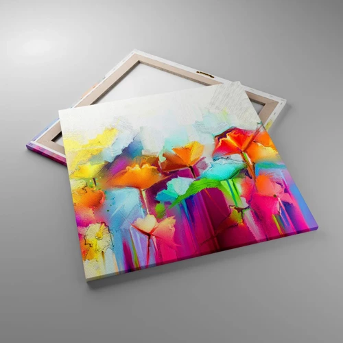 Canvas picture - Rainbow Has Bloomed - 70x70 cm