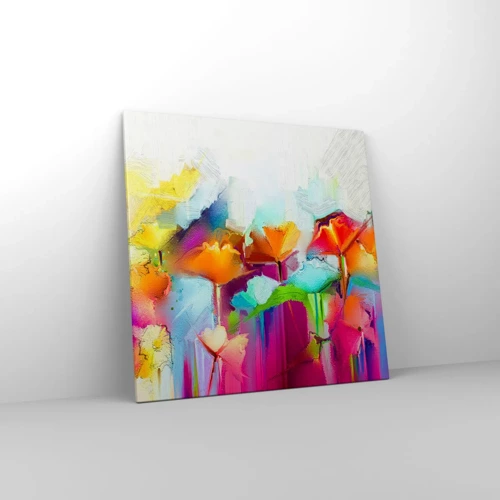 Canvas picture - Rainbow Has Bloomed - 70x70 cm