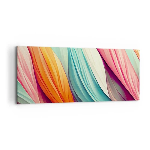 Canvas picture - Rainbow Knot - 120x50 cm