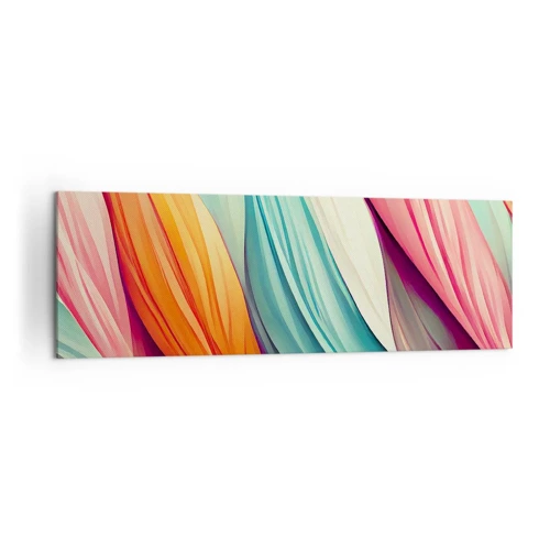 Canvas picture - Rainbow Knot - 160x50 cm