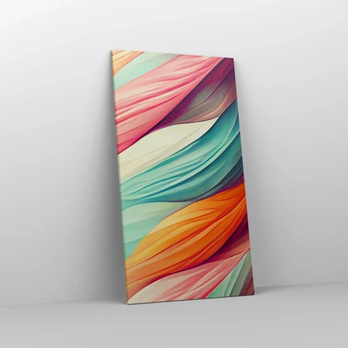 Canvas picture - Rainbow Knot - 55x100 cm