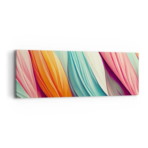 Canvas picture - Rainbow Knot - 90x30 cm