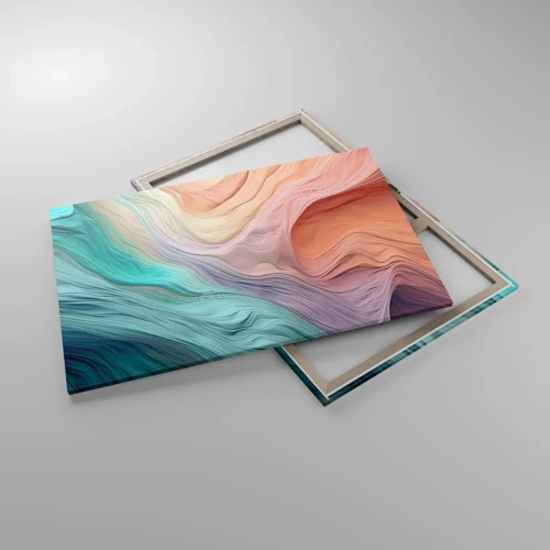 Canvas picture - Rainbow Wave - 120x80 cm