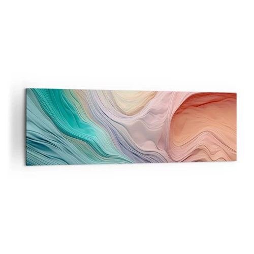 Canvas picture - Rainbow Wave - 160x50 cm