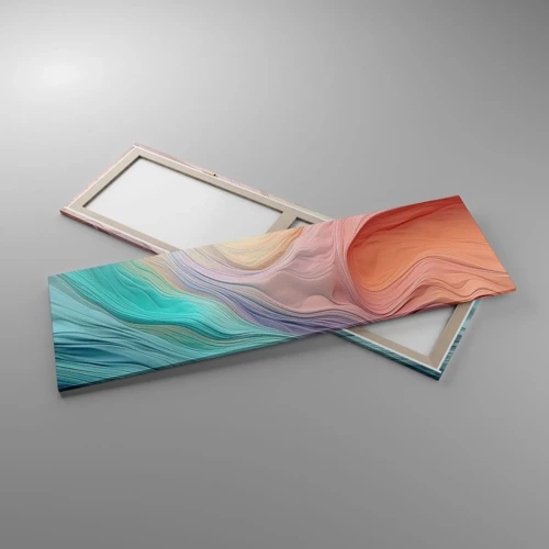 Canvas picture - Rainbow Wave - 160x50 cm