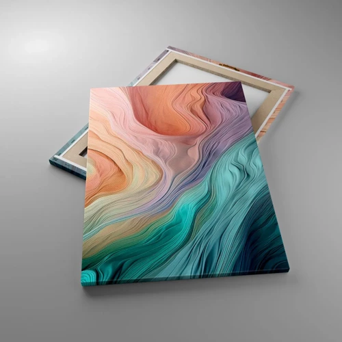 Canvas picture - Rainbow Wave - 50x70 cm