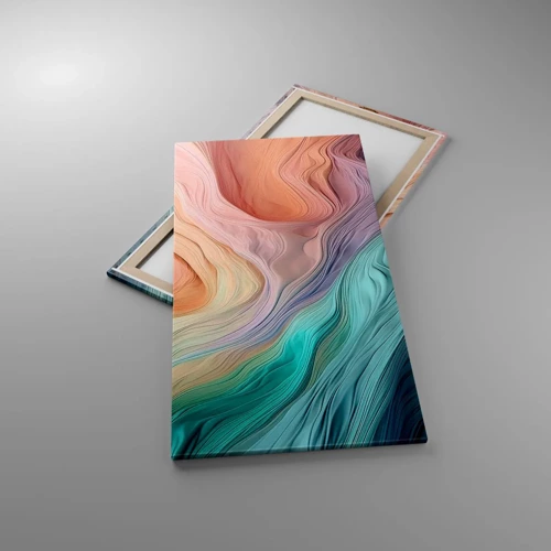 Canvas picture - Rainbow Wave - 65x120 cm