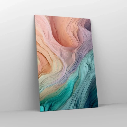 Canvas picture - Rainbow Wave - 80x120 cm