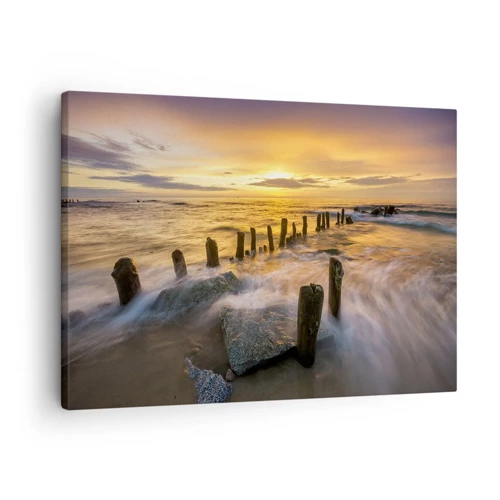 Canvas picture - Raw Beauty of the Baltic Sea - 70x50 cm