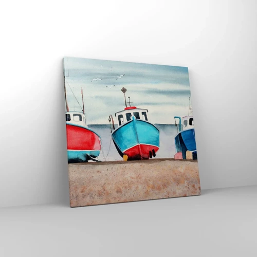 Canvas picture - Ready for Fishing - 50x50 cm