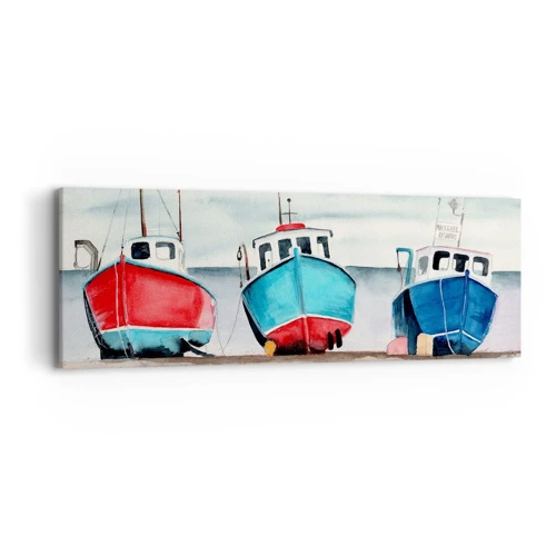 Canvas picture - Ready for Fishing - 90x30 cm