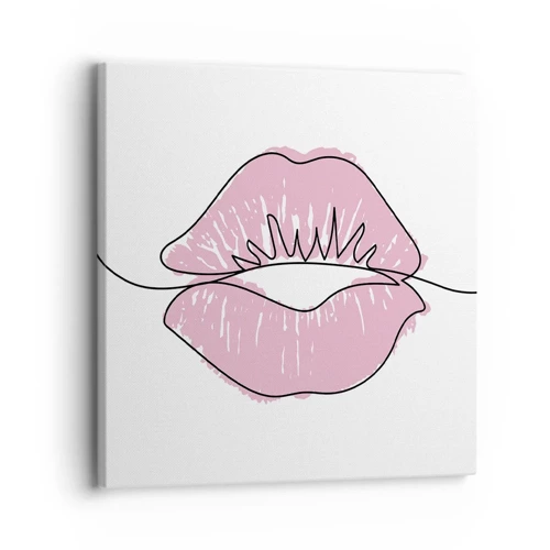 Canvas picture - Ready for a Kiss? - 30x30 cm