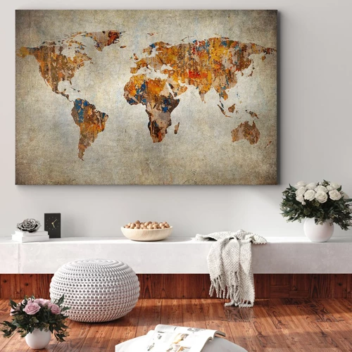 Canvas picture - Really Big World - 70x50 cm