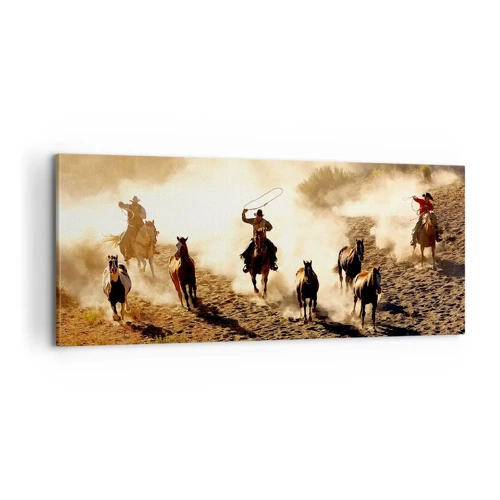 Canvas picture - Really Wild West - 100x40 cm