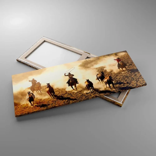 Canvas picture - Really Wild West - 100x40 cm