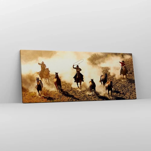 Canvas picture - Really Wild West - 100x40 cm