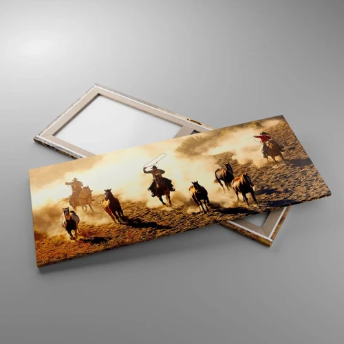 Canvas picture - Really Wild West - 120x50 cm