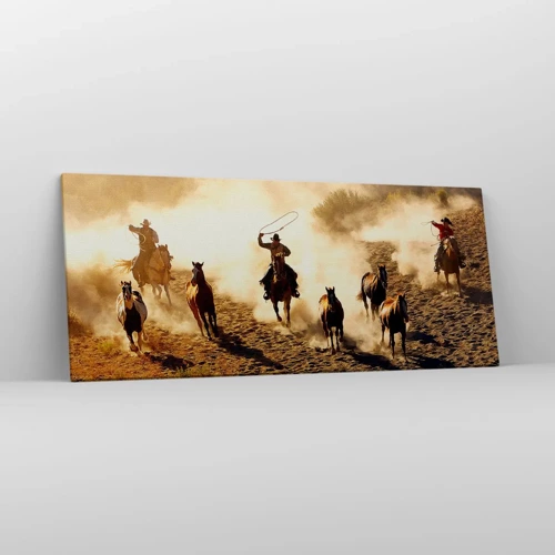 Canvas picture - Really Wild West - 120x50 cm